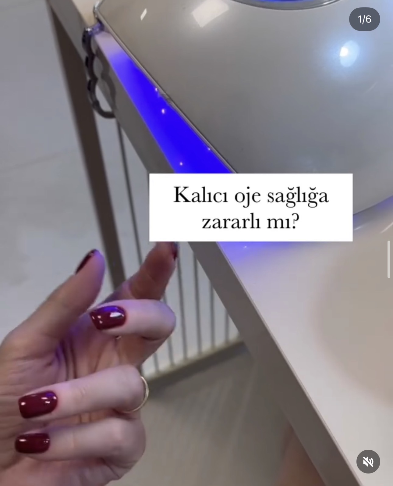 Kalıcı oje ve UV lambası